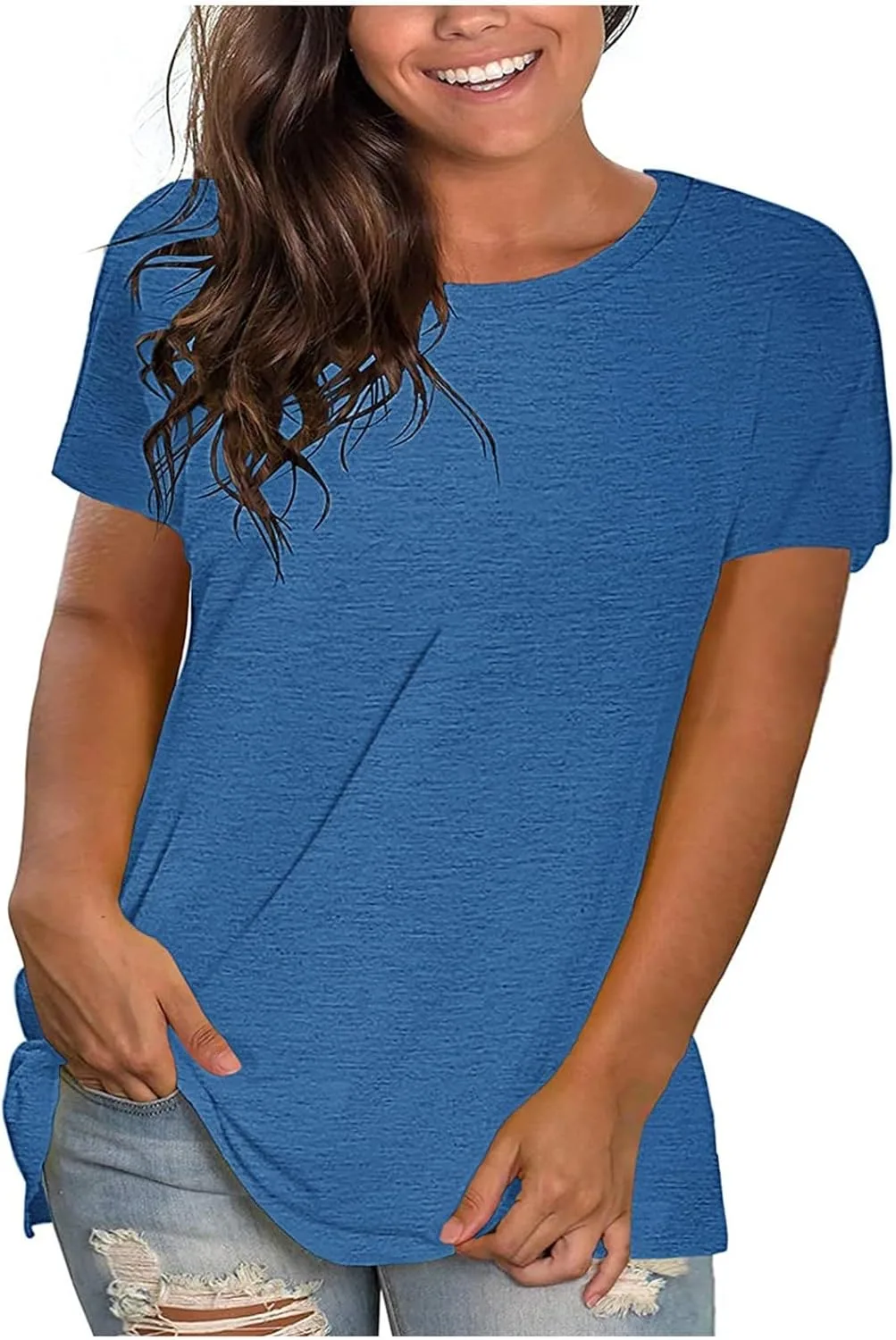 

Женская футболка Oversized с коротким рукавом, Casual