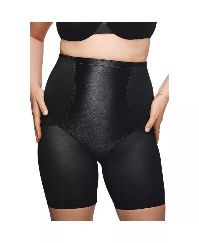 

Женское утягивающее утягивающее белье больших размеров Power Shaper Firm Control Long Leg Shaper Secret Solutions, черный