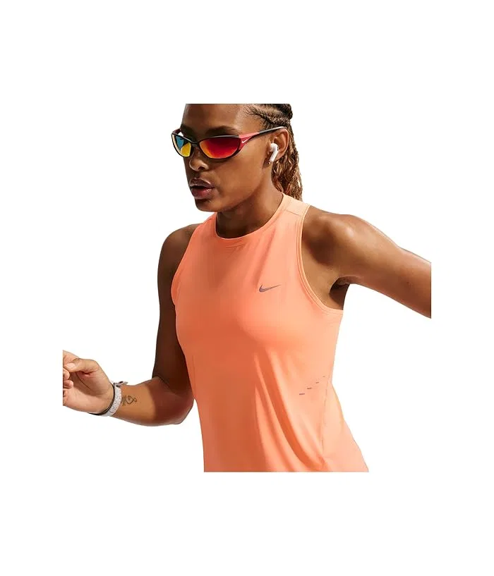 Топ для бега Swift Dri-FIT Nike, Orange Pulse/Reflective Silver — фото 3