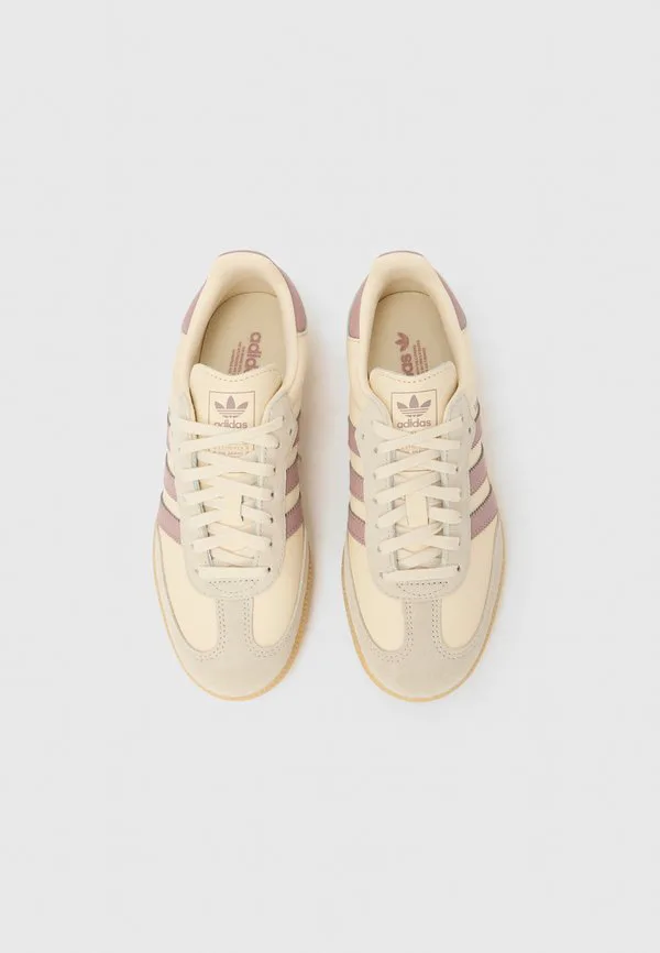 Кроссовки унисекс samba og Adidas Originals, White/Magic Mauve/Gum — фото 4