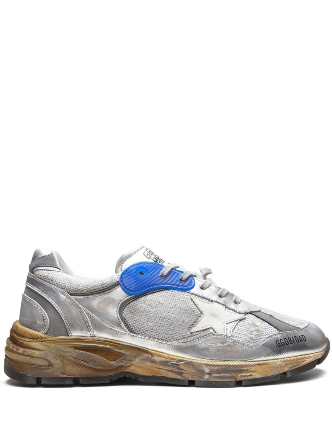 

Golden Goose кроссовки Running Dad Net, серебристый