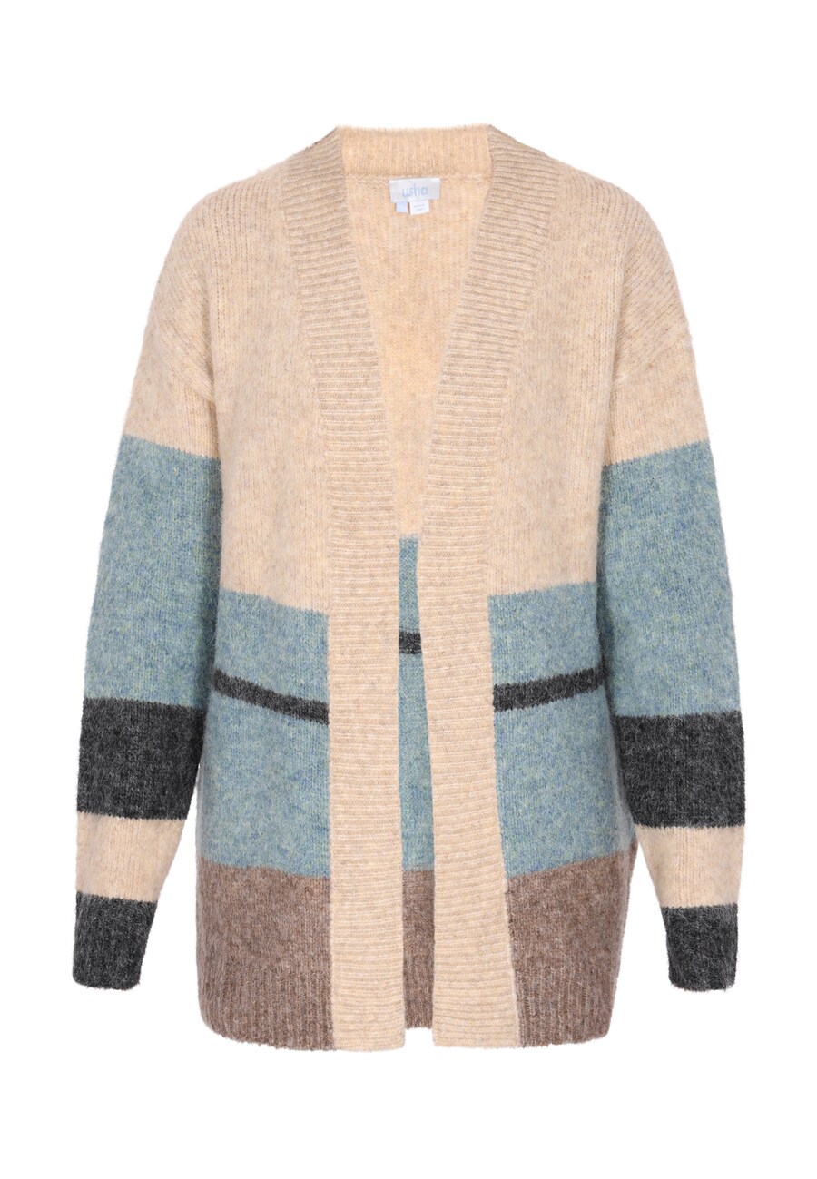 

Вязаный кардиган usha BLUE LABEL, цвет mottled beige