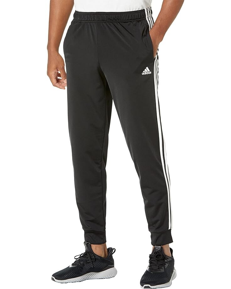 

Брюки adidas Essentials 3-Stripes Tricot Jogger, цвет Black/White 1