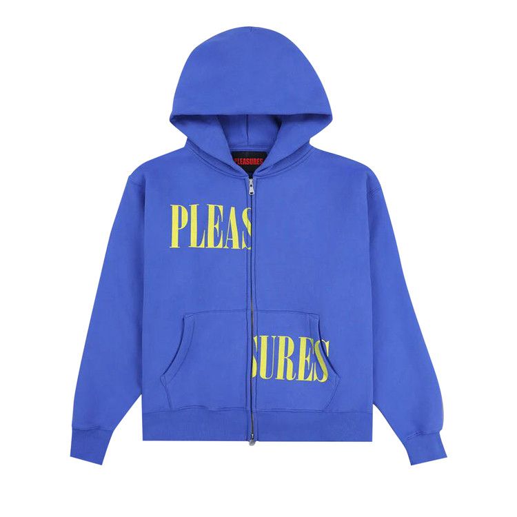 

Худи Pleasures Split Zip Hoodie, Blue