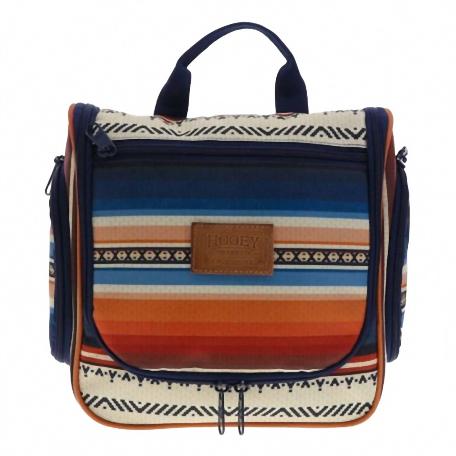 

Мужская ковбойская сумка с нашивкой в стиле серапе и темно-синем цвете HOOEY