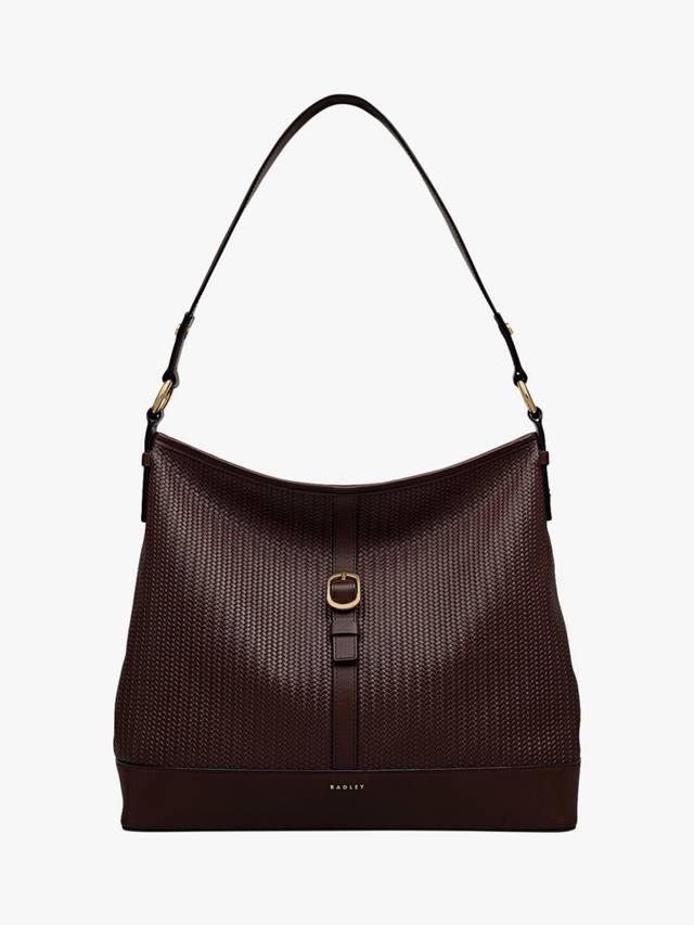 

Сумка через плечо Ebury Weave из кожи Radley, Mahogany