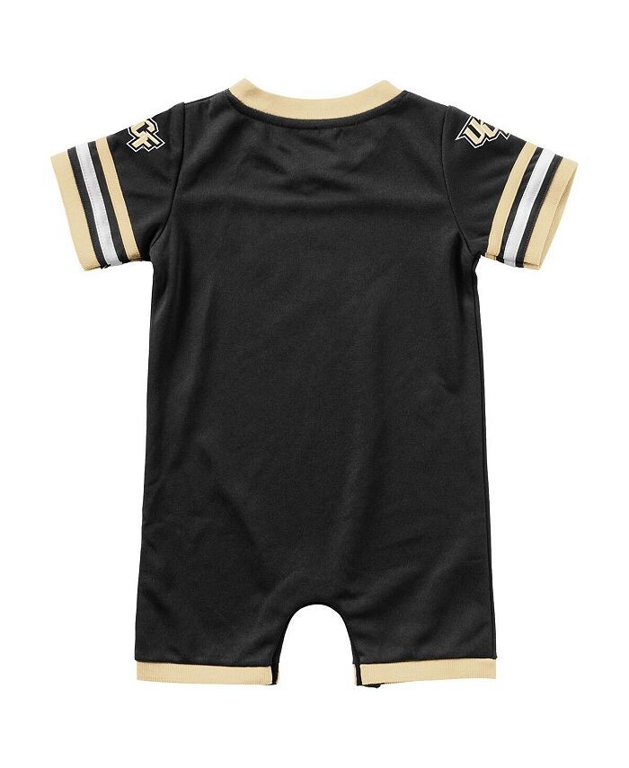 Черный футбольный комбинезон UCF Knights Bumpo для новорожденных и младенцев для мальчиков и девочек Colosseum, черный — фото 3
