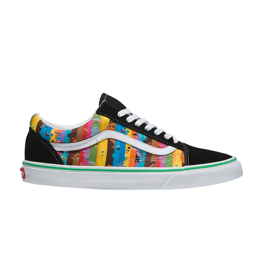 

Ботинки Sesame Street x Old Skool Vans, мультиколор