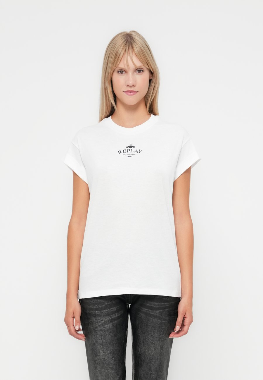 

Футболка Replay Print T-shirt, White
