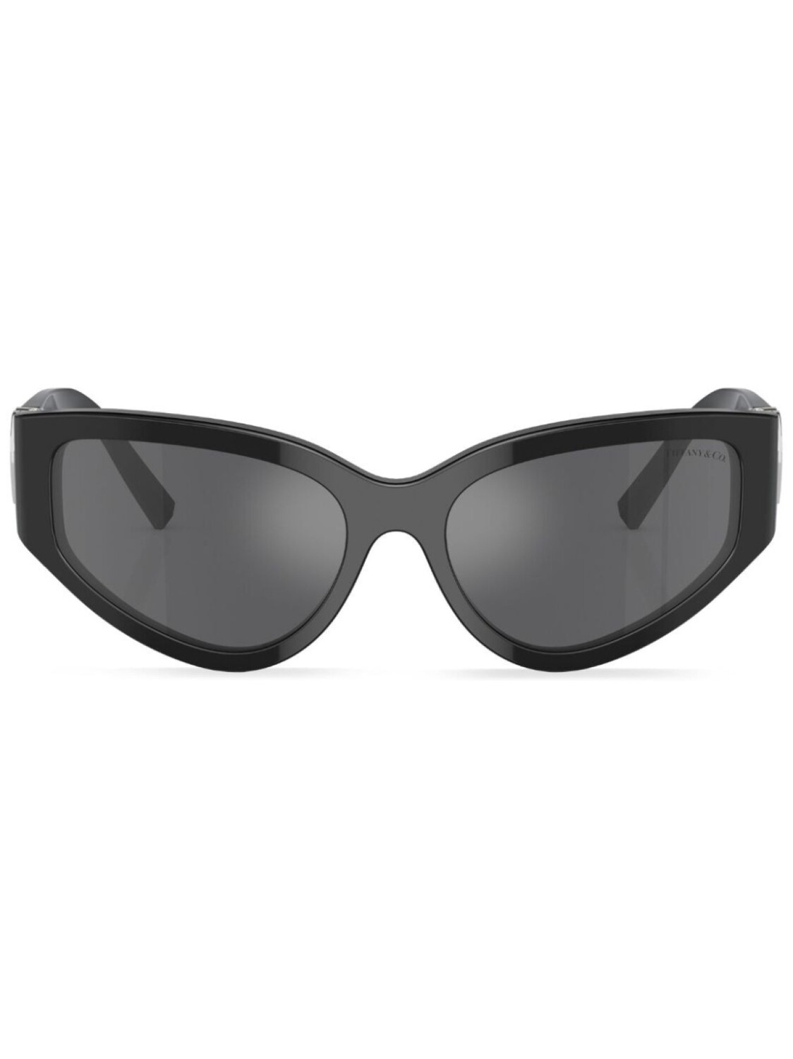 

Tiffany & Co Eyewear солнцезащитные очки в овальной оправе, черный