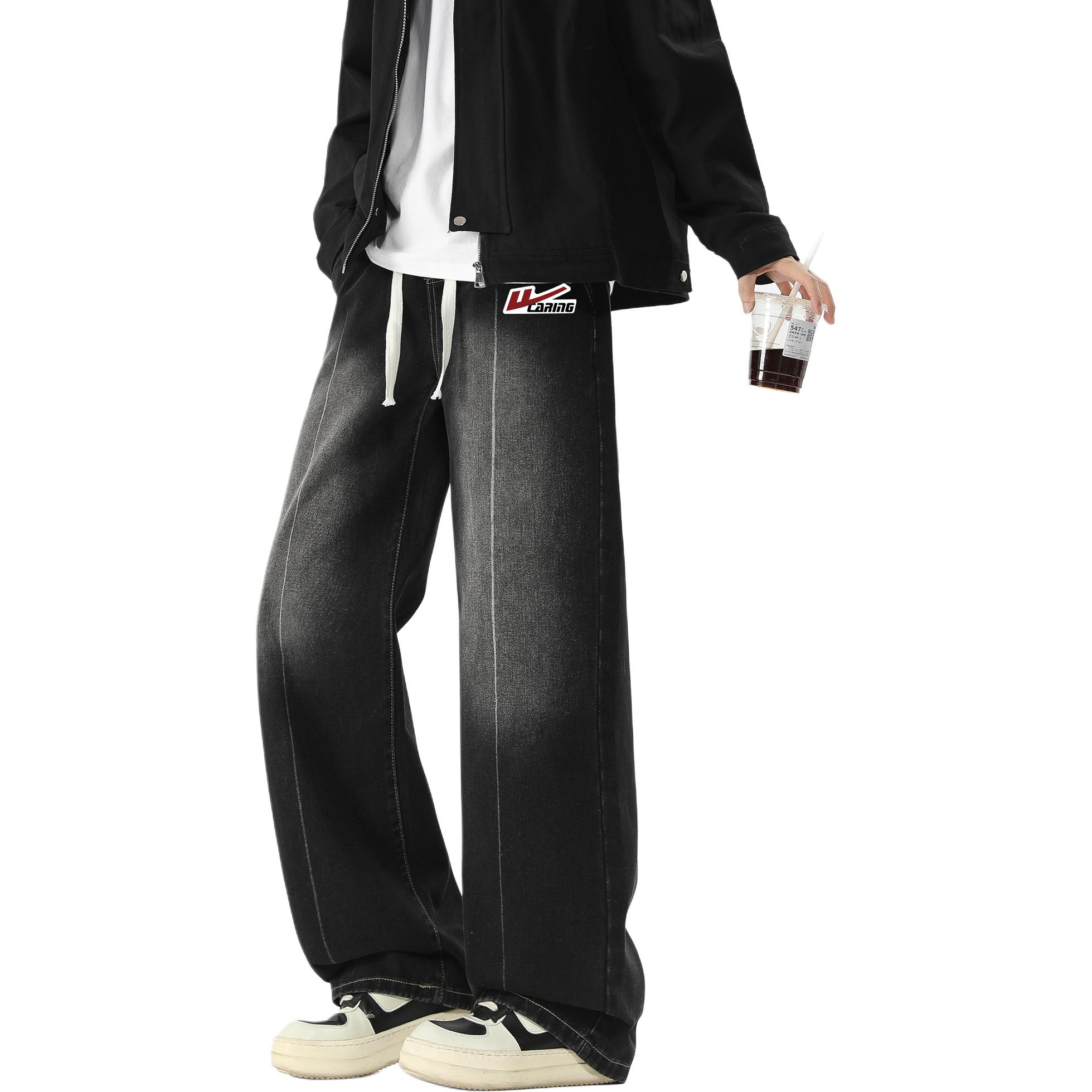 

Джинсы Unisex Moderate Straight Fit WARRIOR, черный серый (diy badge)