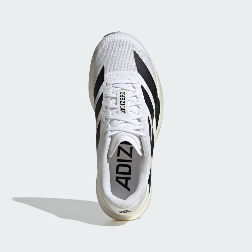 Кроссовки Adidas Adizero EVO SL Shoes, цвет Cloud White/Core Black/Cloud White — фото 2