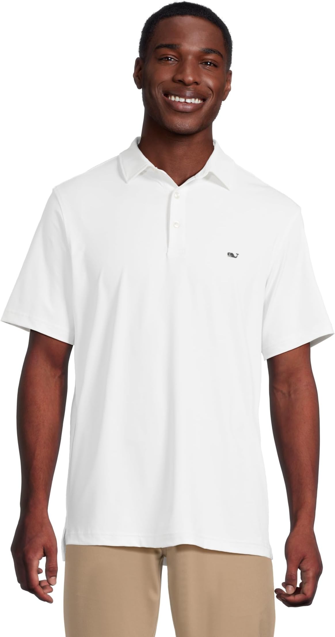 

Поло Vineyard Vines Solid Sankaty Polo, цвет White Cap