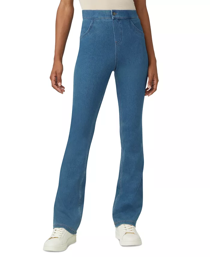 

Женские джинсовые леггинсы Baby Bootcut с высокой посадкой Hue, синий