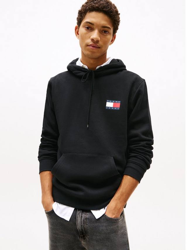 

Толстовка Tommy Jeans Tommy Badge из флиса Tommy Hilfiger, Black