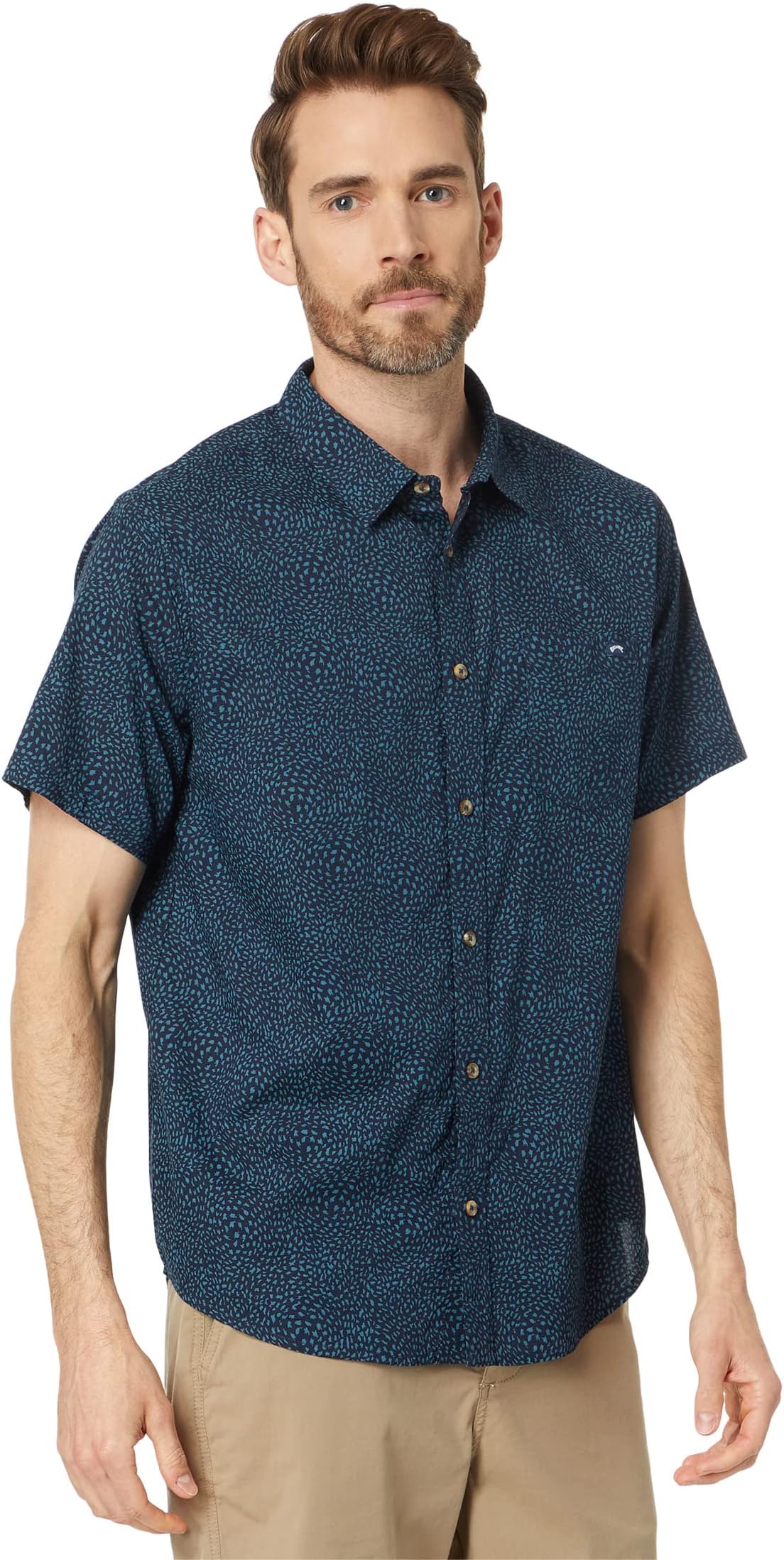 

Рубашка Billabong Sundays Mini Short Sleeve Woven, цвет Indigo 1