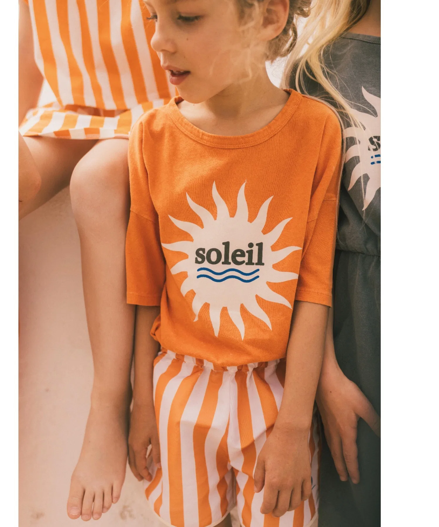 Детская футболка We are Kids Dylan Orange Sun Soleil оранжевая