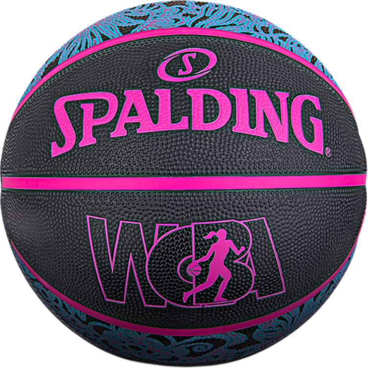 

SPALDING Баскетбольный мяч WCBA League Series China Rubber Basketball Black Blue Size 6 Training Unisex