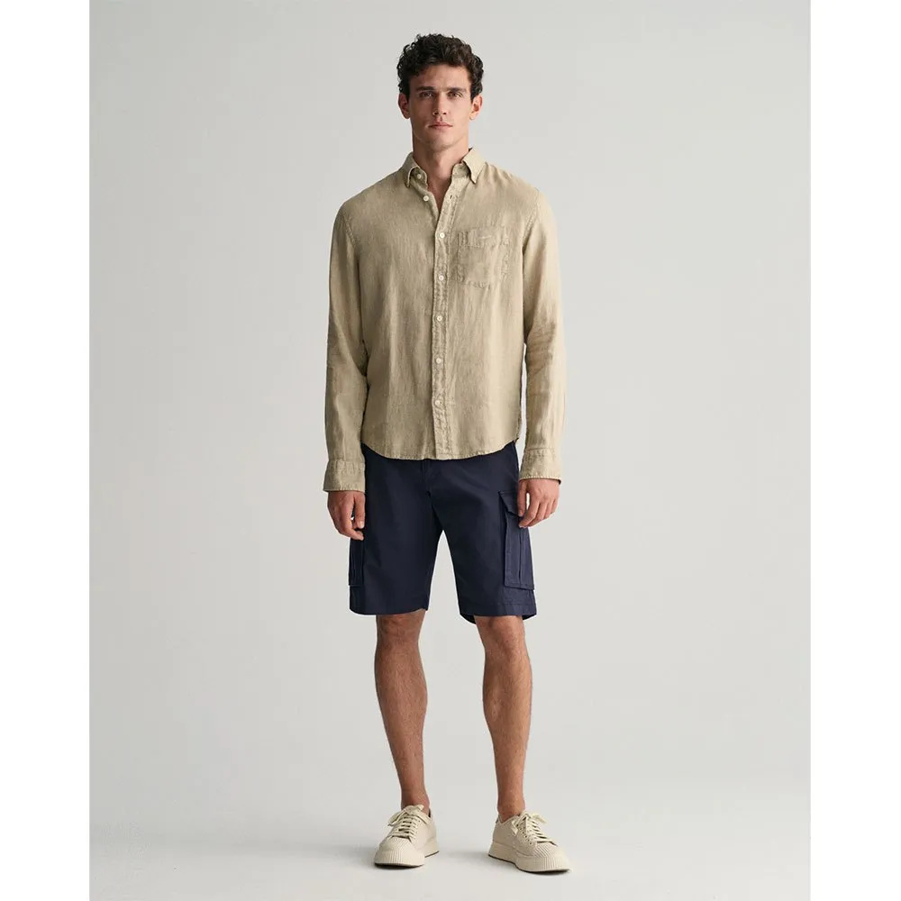 

Шорты Gant Twill Relaxed Fit, бежевый