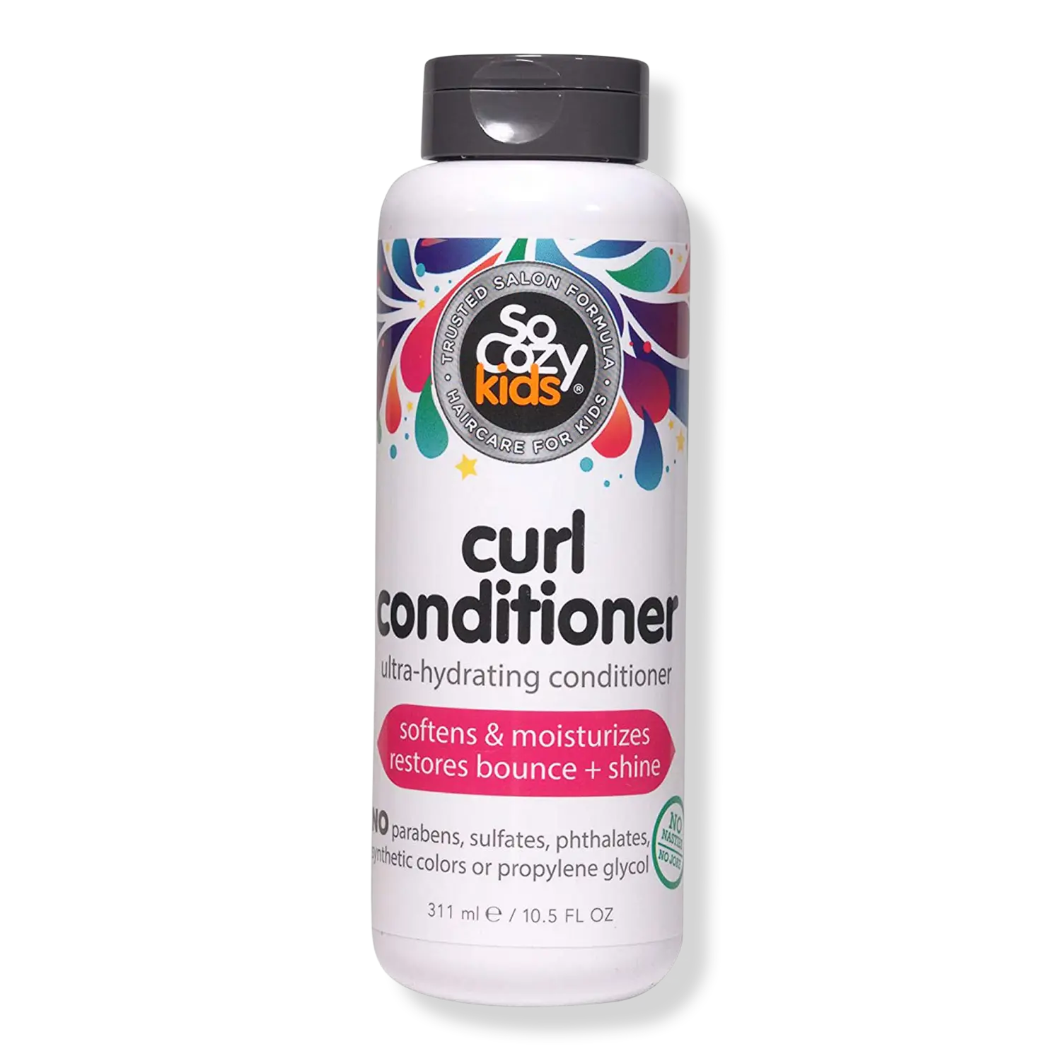 

Кондиционер для кудрявых волос Ultra - Увлажняющий кондиционер для детей SoCozy, 10.5 oz