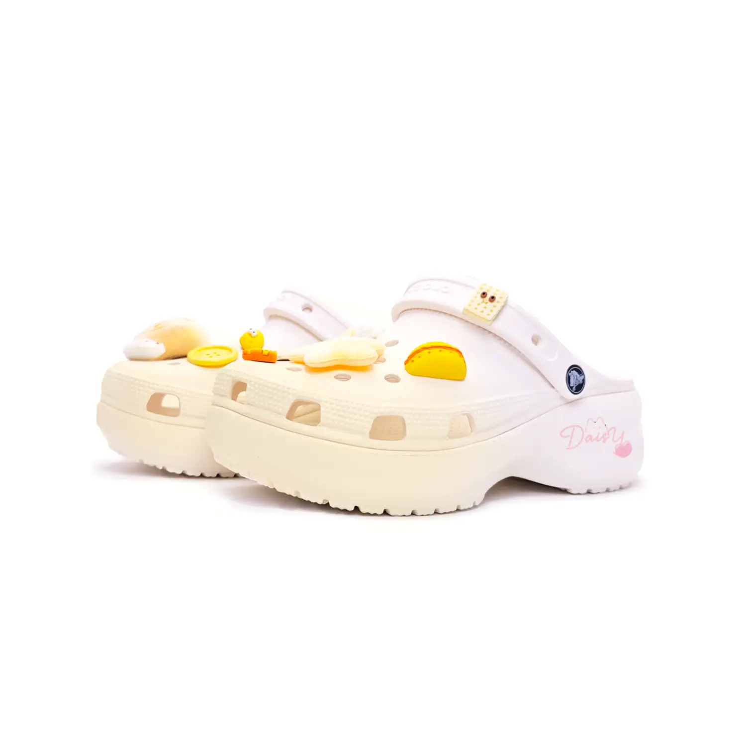 Crocs Классические платформенные клоги Butter Kitten Clogs Женские Лимон, цвет Lemon — фото 4