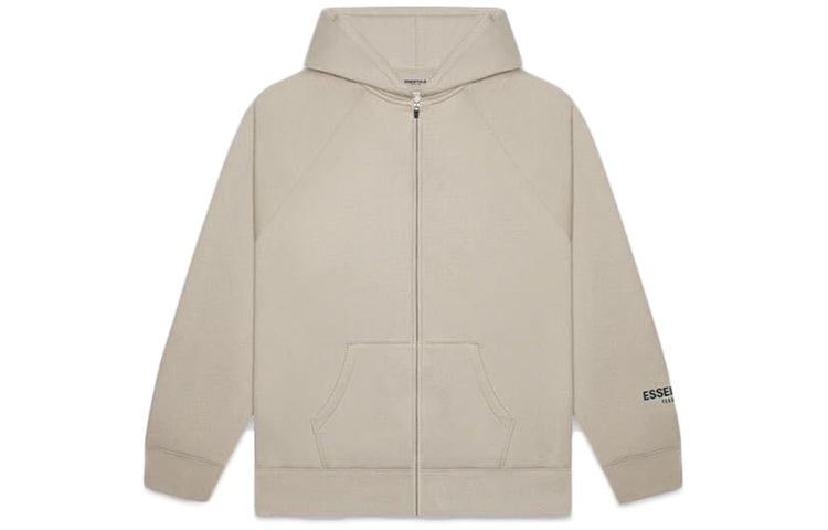 Худи Fear of God Essentials SS20 Full Zip Up Hoodie 'Tan' — фото 2