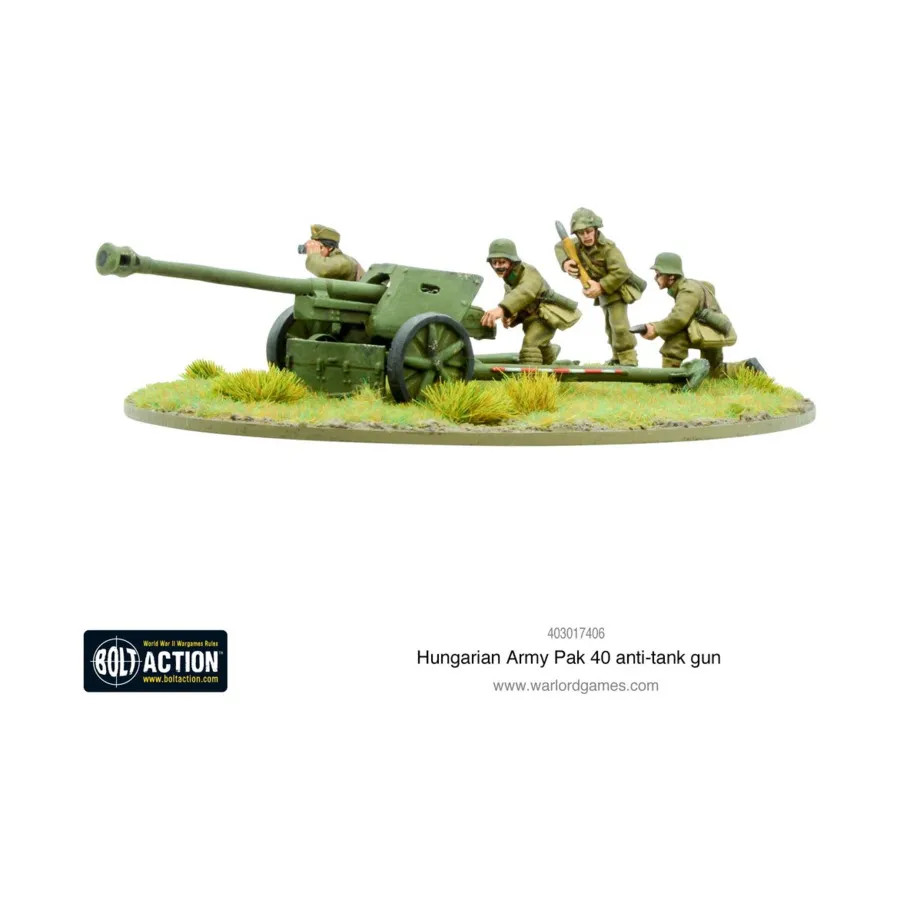 

Противотанковая пушка венгерской армии PaK 40, Bolt Action - Hungarian (28mm)