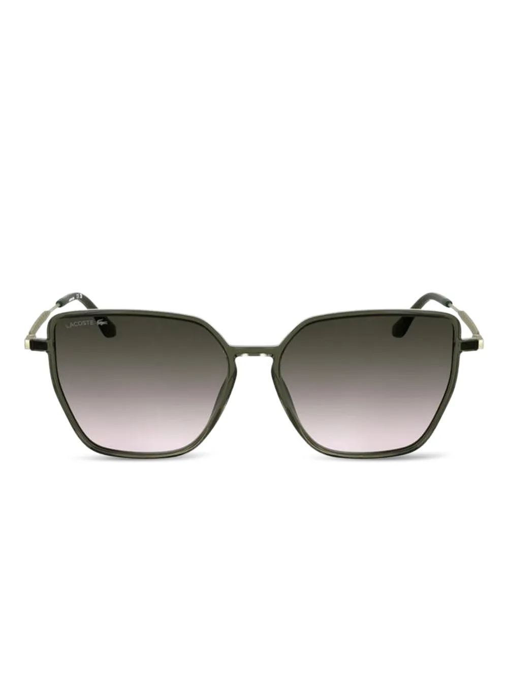 

Солнцезащитные очки в геометричной оправе Lacoste, черный