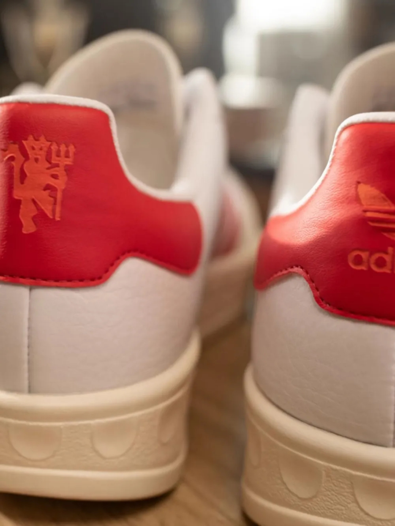 Кроссовки Adidas Barcelona 99 Manchester United, белый — фото 3