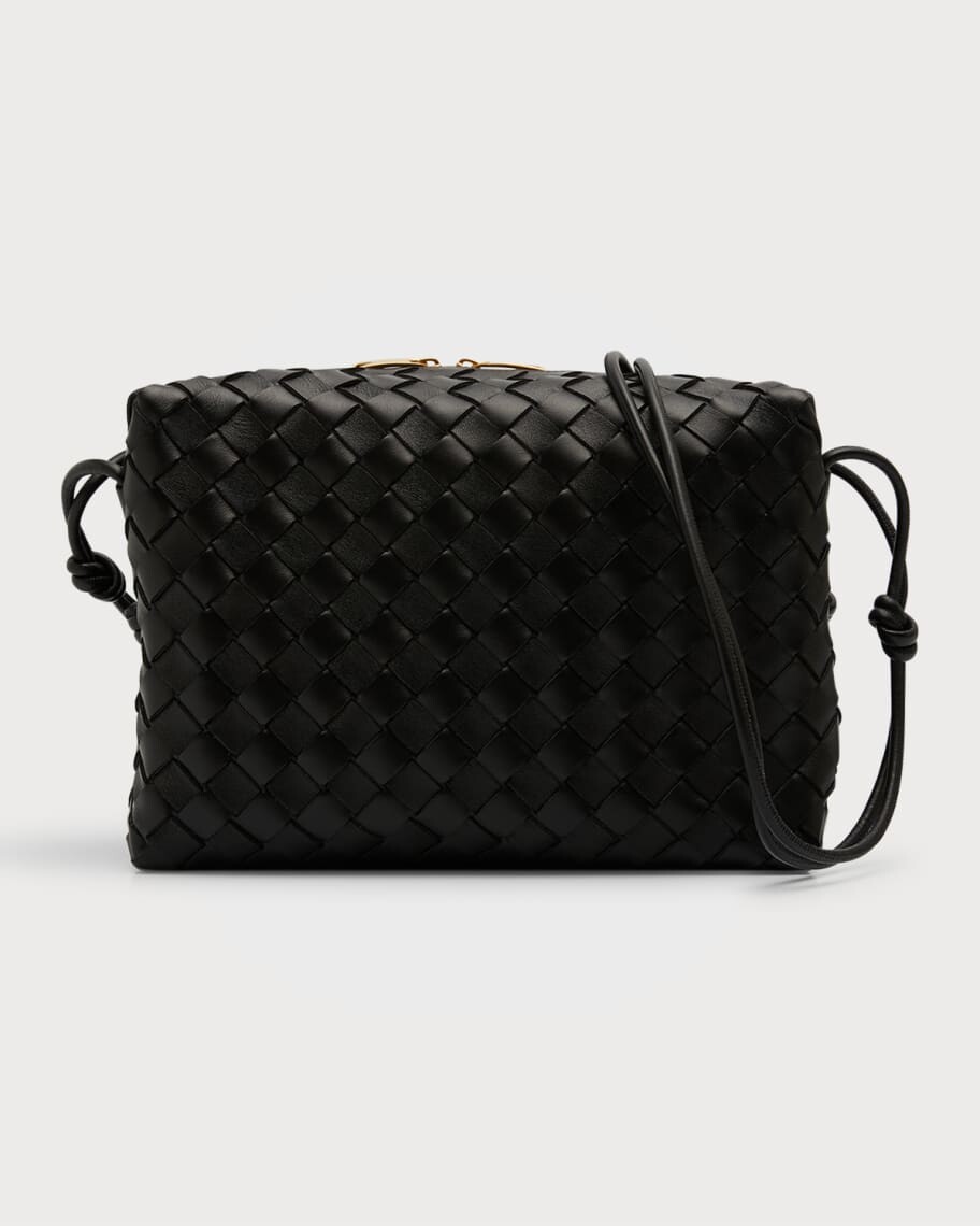 

Кожаная сумка через плечо с петлей Intrecciato Bottega Veneta