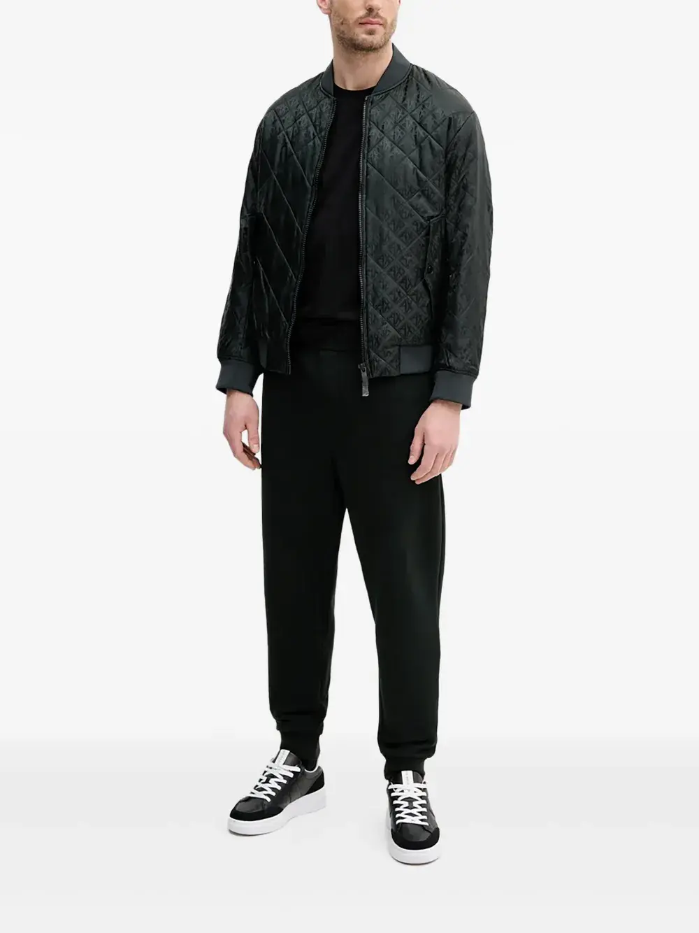 

Спортивные брюки с логотипом Armani Exchange, черный