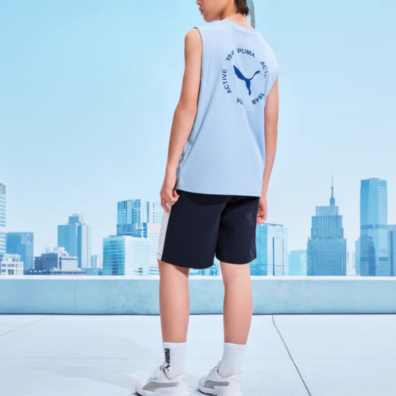 Детская футболка Quick Dry PUMA, Ice Blue 80902 — фото 4