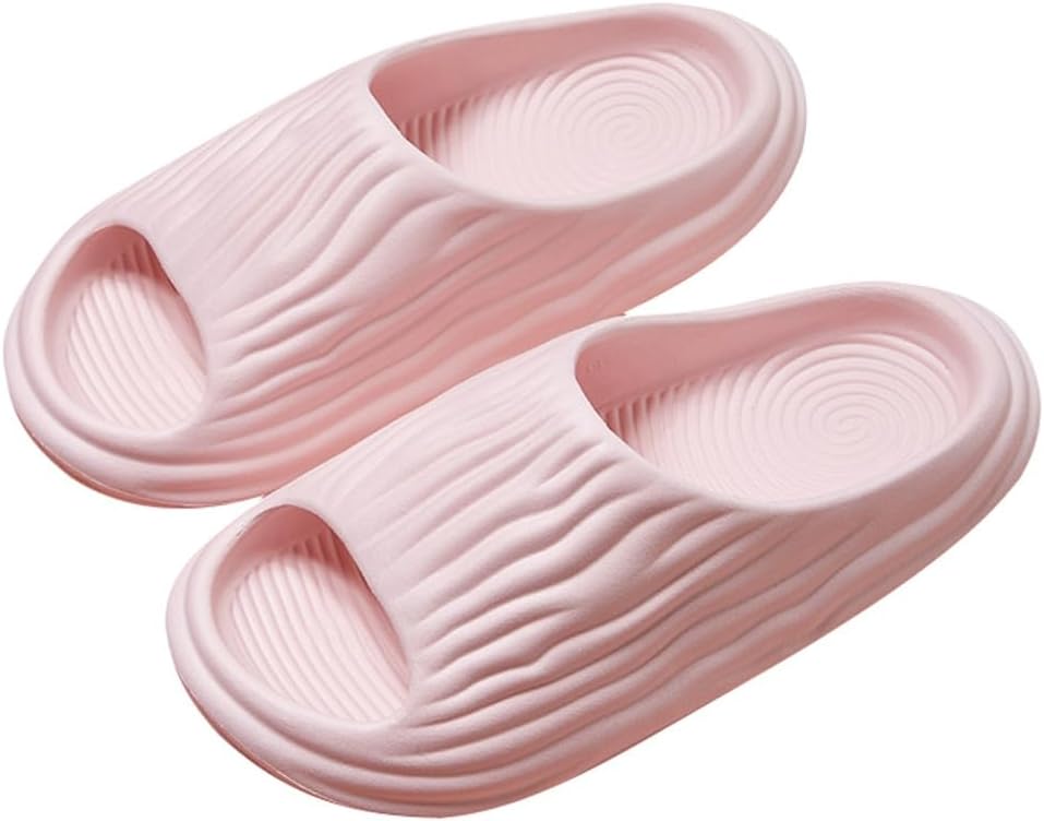 

Повседневные тапочки для душа Rungion для женщин и мужчин с поддержкой свода стопы, быстросохнущие, нескользящие, легкие, для летнего пляжа, розовый