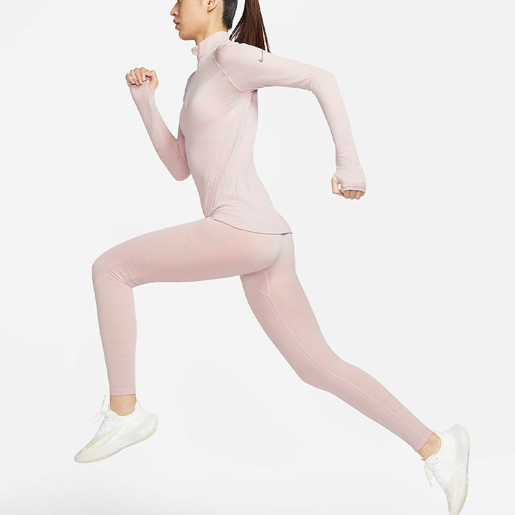 (WMNS) Спортивная одежда Nike Run Division с логотипом, фиолетово-красный цвет — фото 3