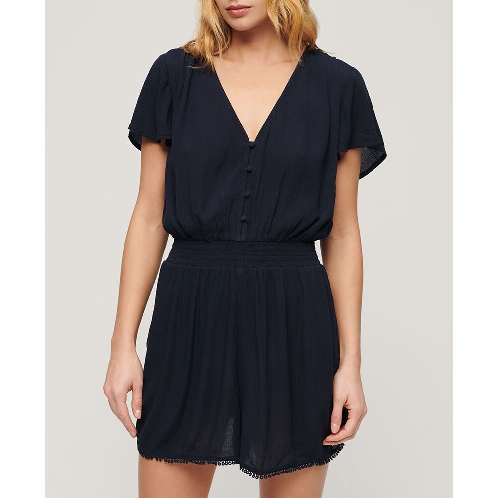 

Платье Superdry Beach Playsuit Short Sleeve Short, синий