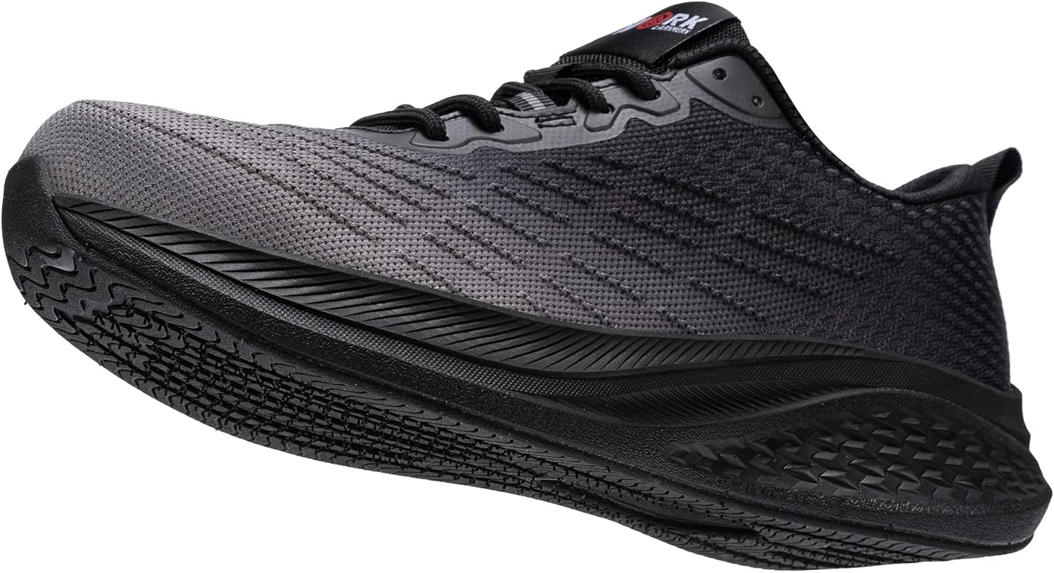 

Мужские рабочие ботинки LARNMERN без шнурков со стальным носком, противоскользящие, легкие и удобные, серый