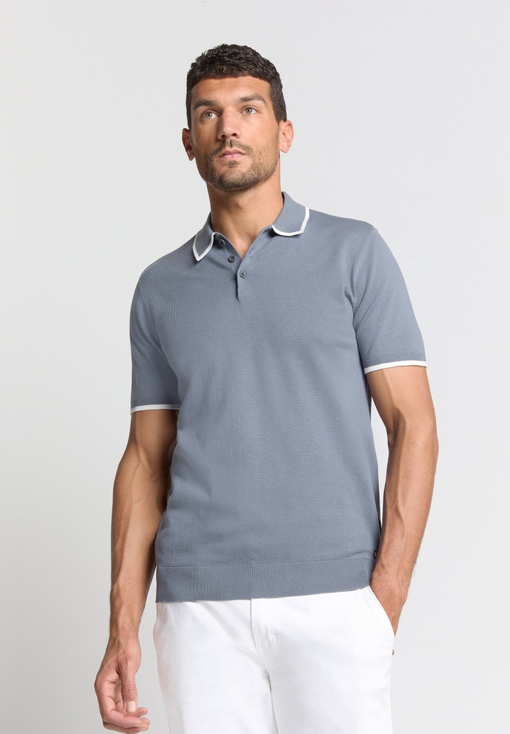 

Рубашка поло SHORT SLEEVE NO EXCESS, светло-голубой