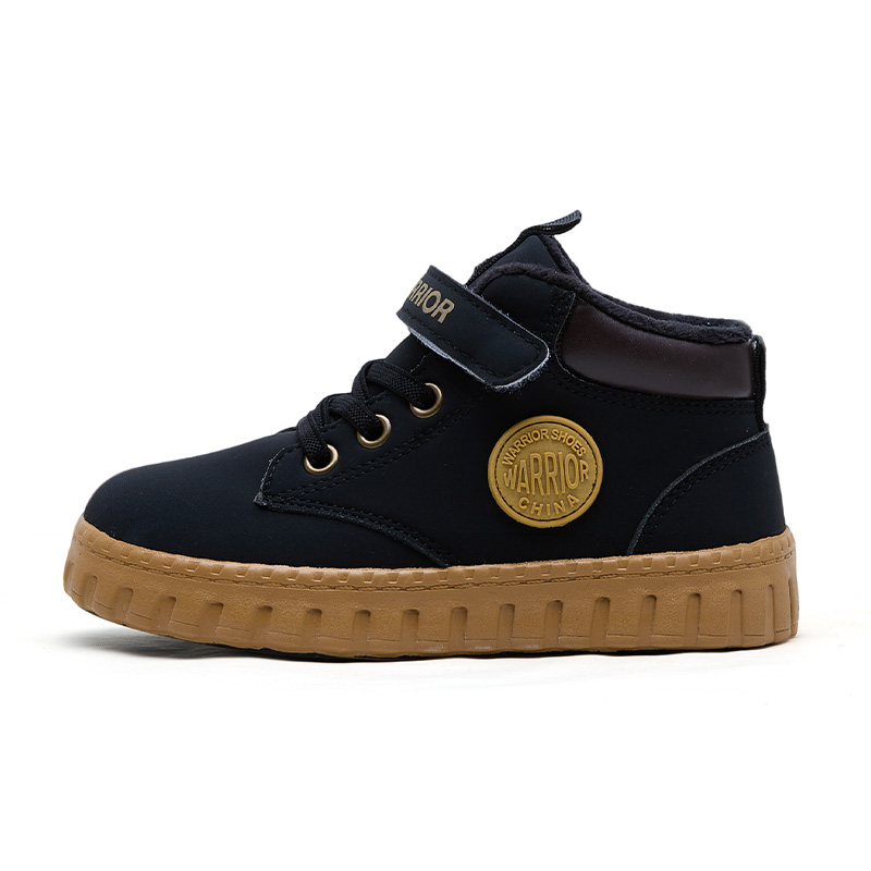 

WARRIOR Slip Resistant Abrasion Resistant Rebound Thermal Balance Support низкие детские повседневные кроссовки Black Unisex