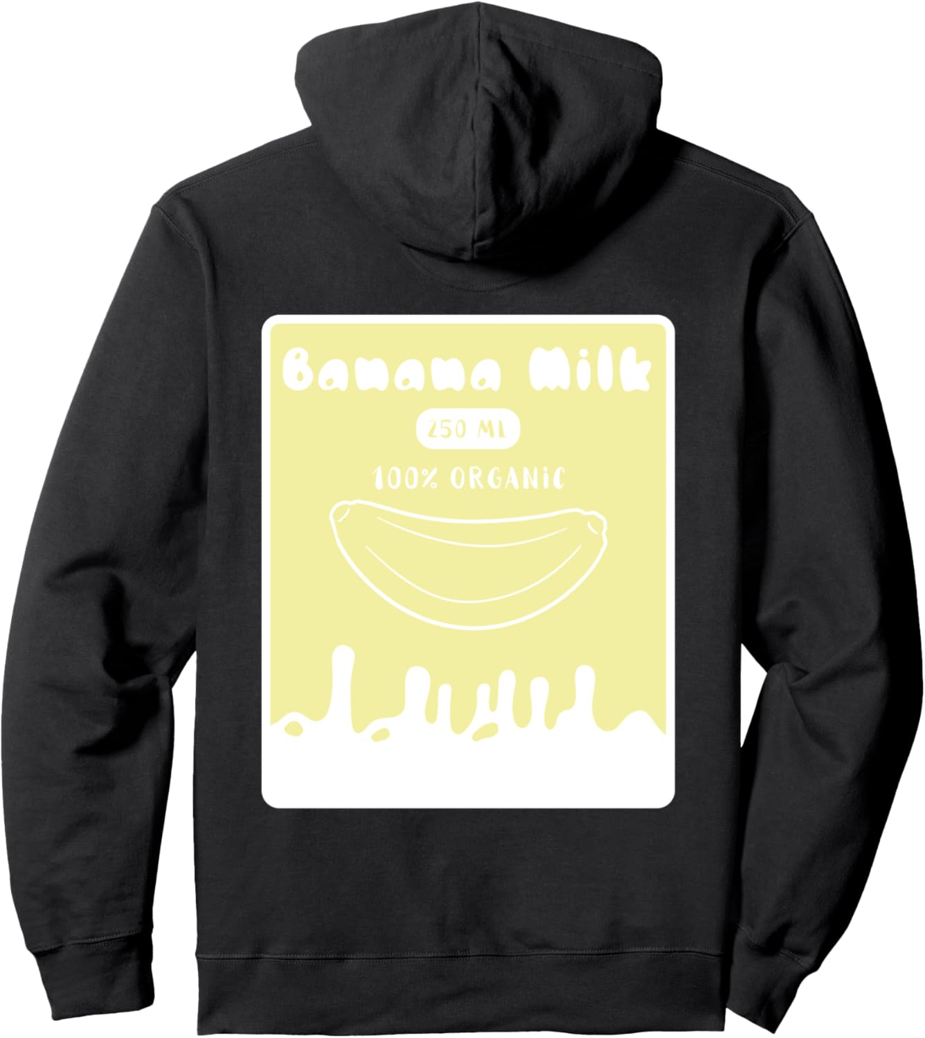 

Худи с принтом «Японский банановый молочный коктейль» молочно-желтого цвета Japanese Manga Anime Folklore Banana Milkshake