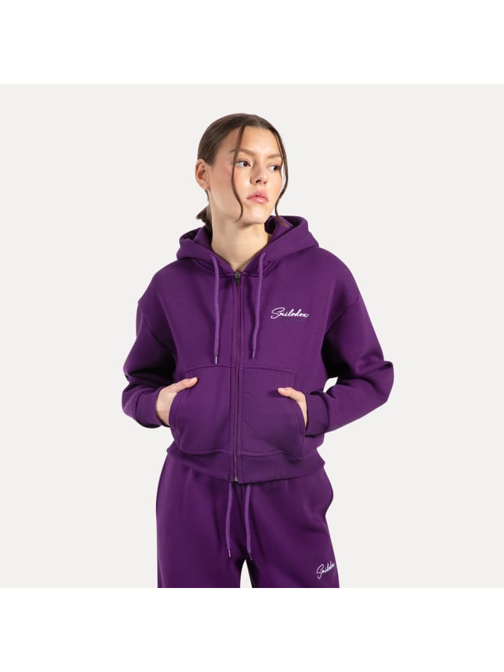 

Куртка на молнии Enara фиолетового цвета SMILODOX