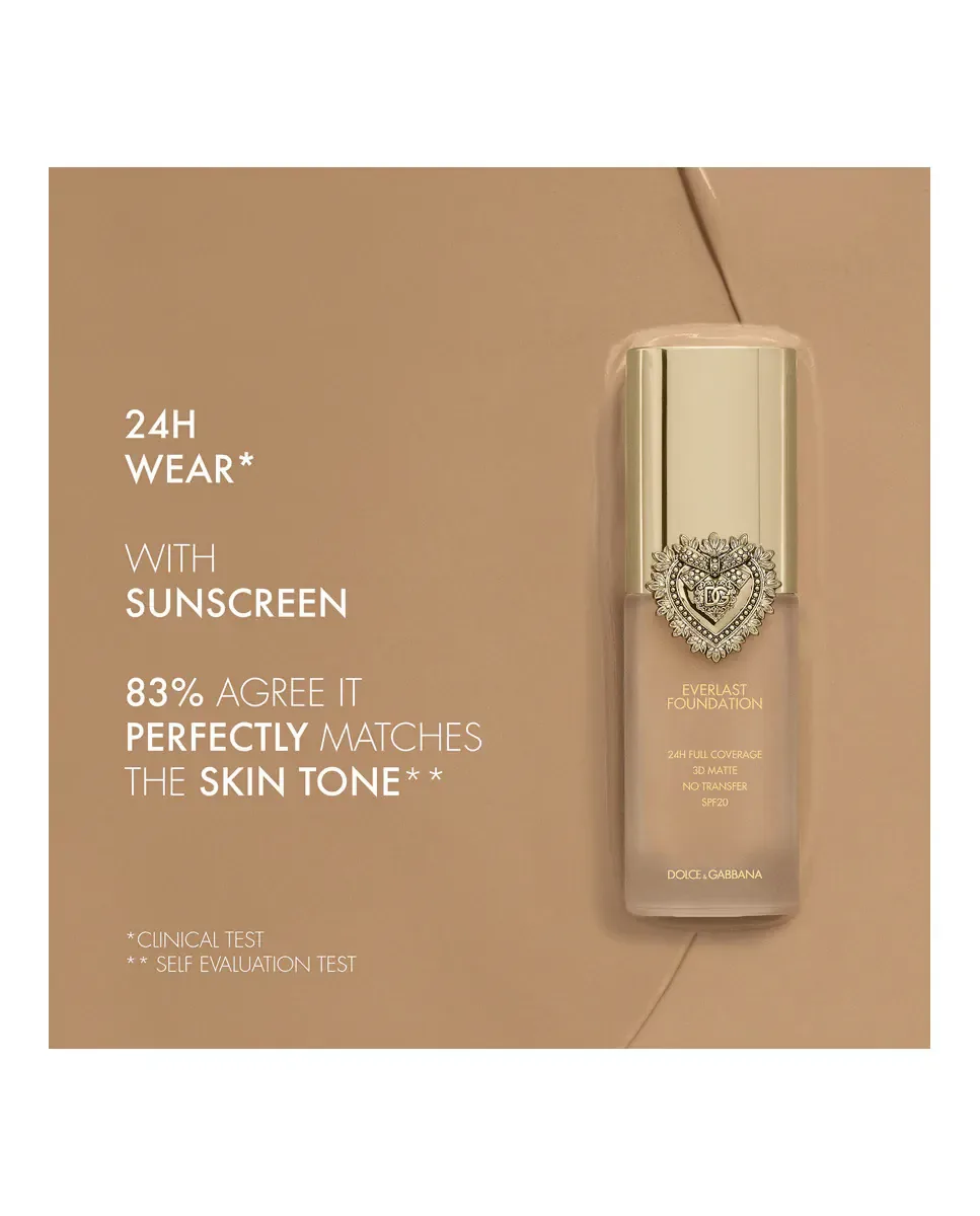 Тональная основа Everlast Foundation FDT Deep Dolce & Gabbana, 15N Light Medium — фото 3