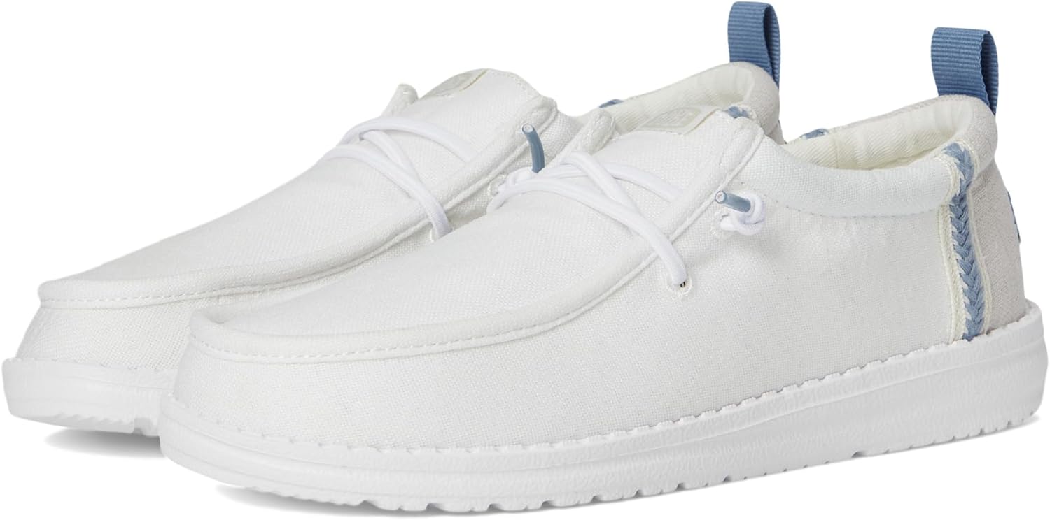 

Летние детские кроссовки Hey Dude Boys Wally Heydude, белый/серый