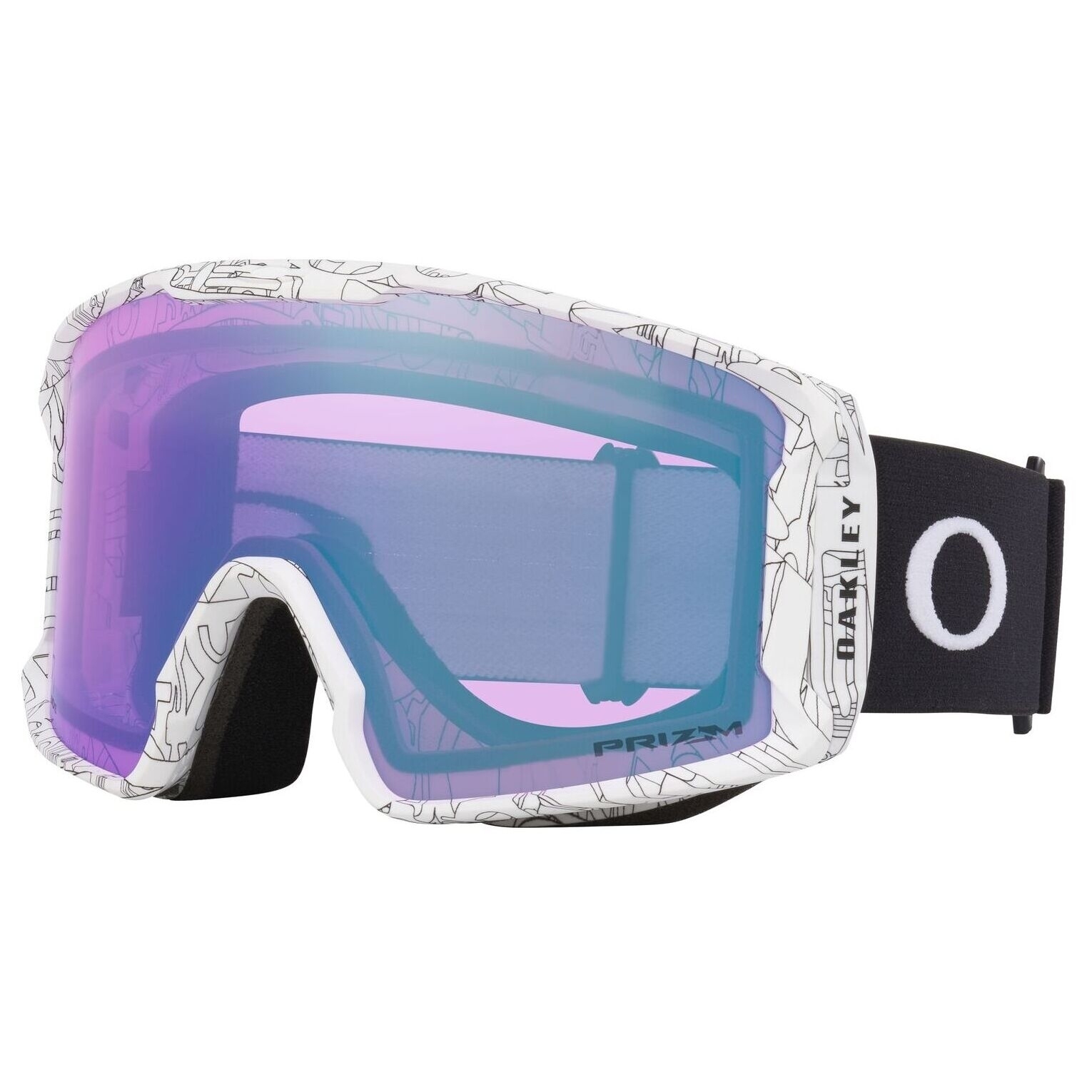 

Очки Oakley Line Miner L, Matte White Ghost/Prizm Iced