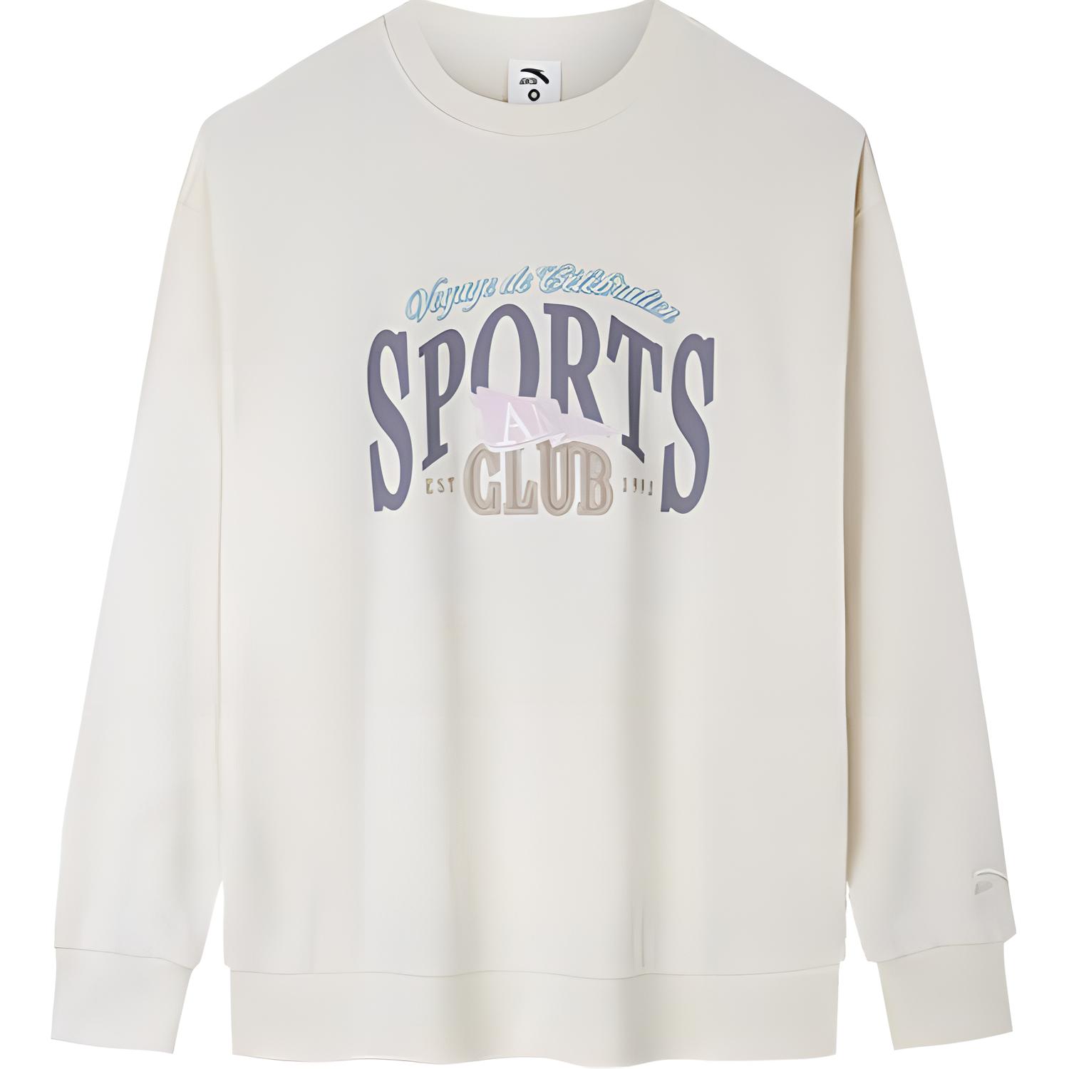 

Анта Лайф Коллекшн Свитшот Женский Халцедоновый Белый, Эвриаловый Каменный Белый