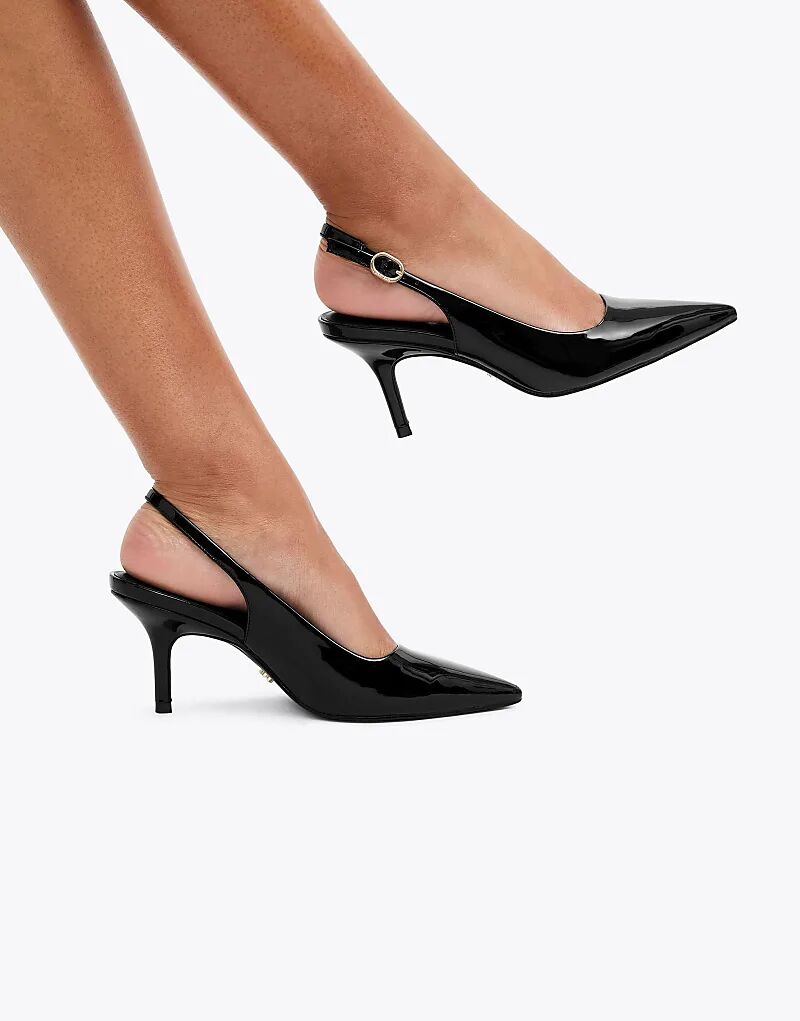 Туфли Carvela Spirit на каблуке-ремешке черного цвета — фото 3
