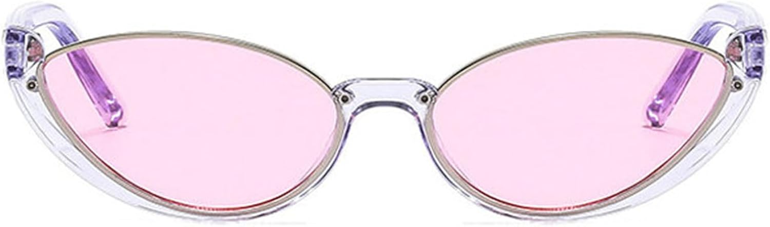 

Солнцезащитные очки Willochra в маленькой оправе «кошачий глаз» для женщин, винтажные солнцезащитные очки с заклепками, модные женские очки в стиле ретро F27, Gary Purple