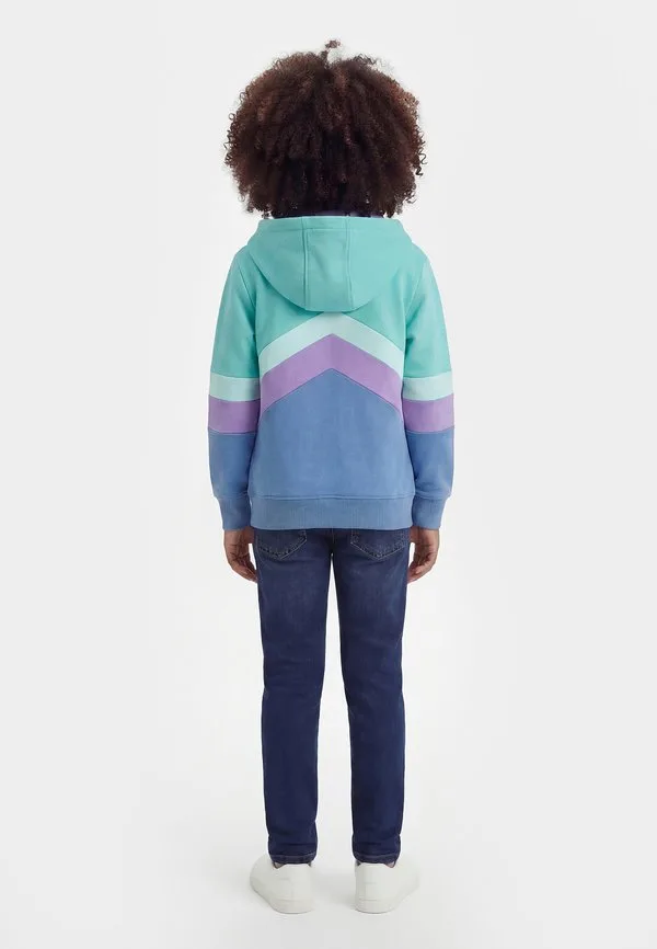 Худи flekkefjord Trollkids, Aquamarine/Violet Sorbet/Cornflower — фото 2