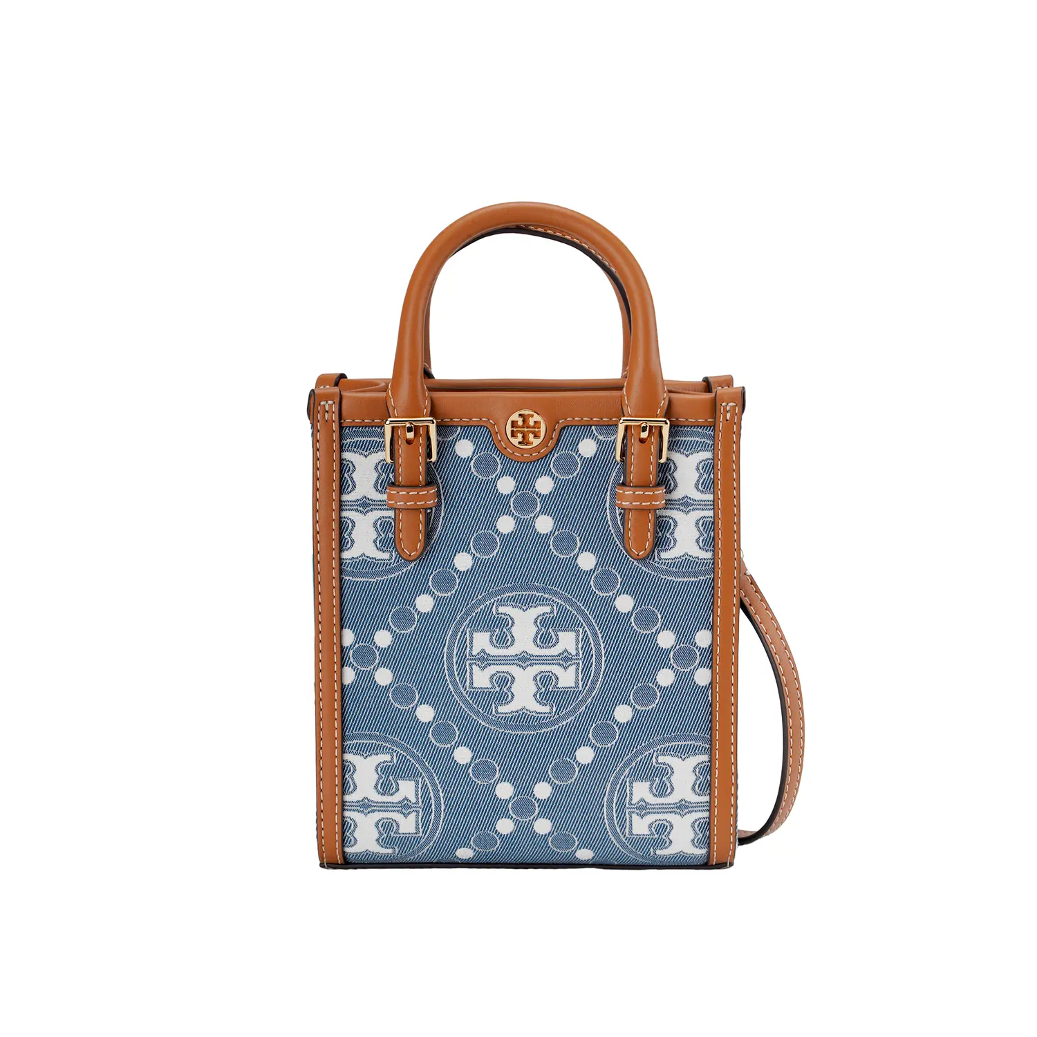 

TORY BURCH Монограмма Сумка Синяя Многоцветная, Blue Multicolor