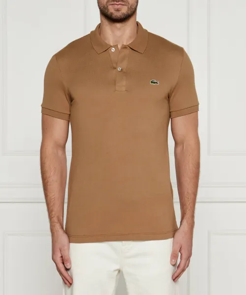 

Футболка поло Slim fit Lacoste, бежевый