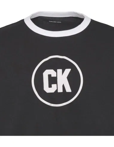 Футболка больших размеров Calvin Klein, черный — фото 3